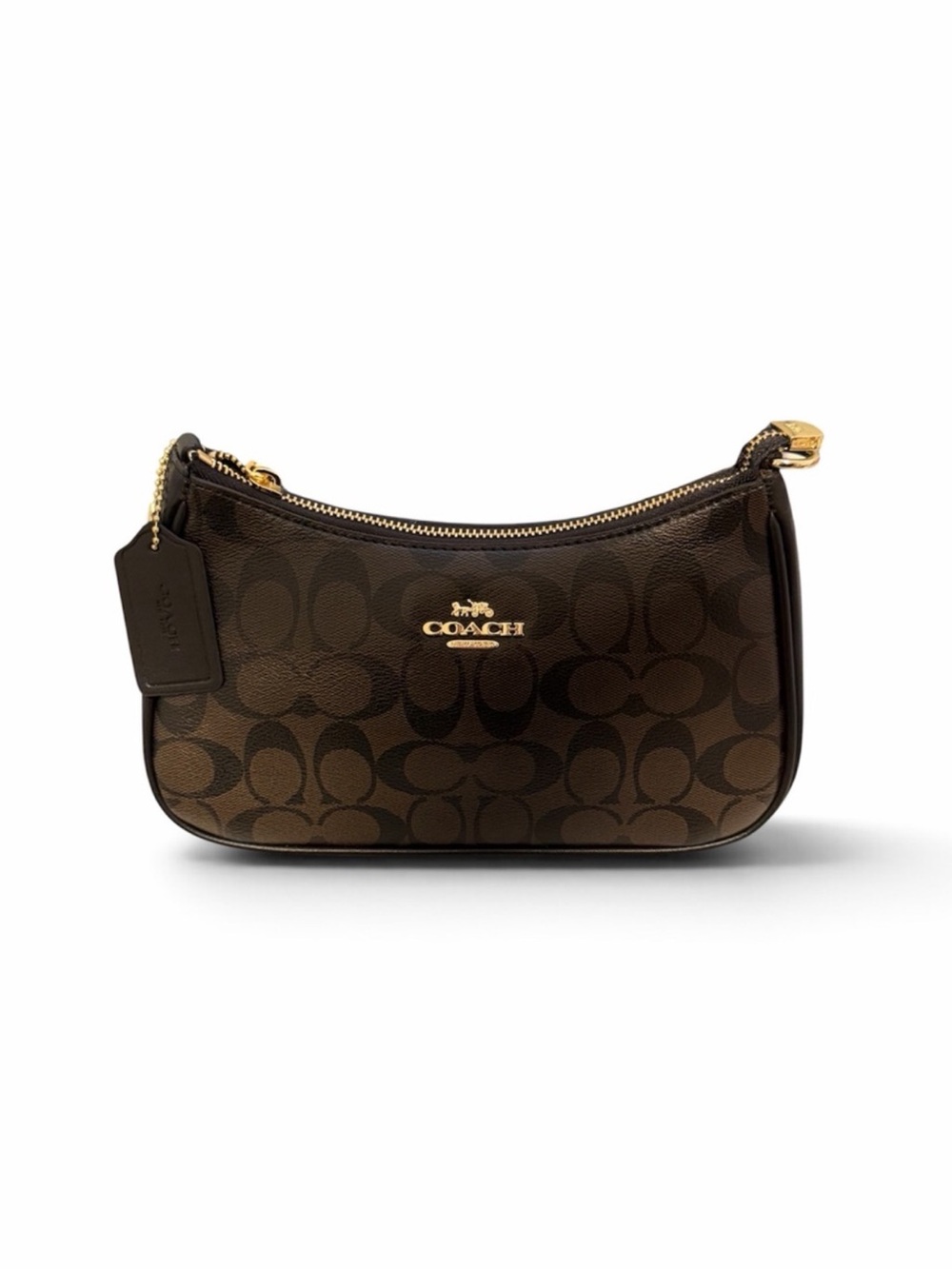 Coach Signature Shoulder Bag in Brown